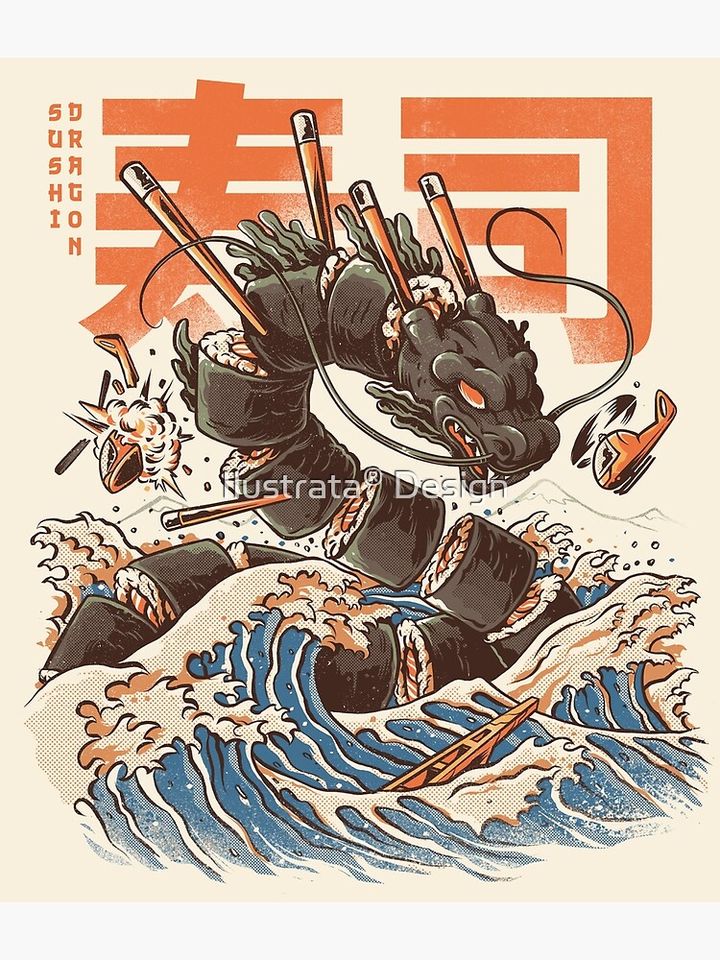 Great Sushi Dragon  Poster