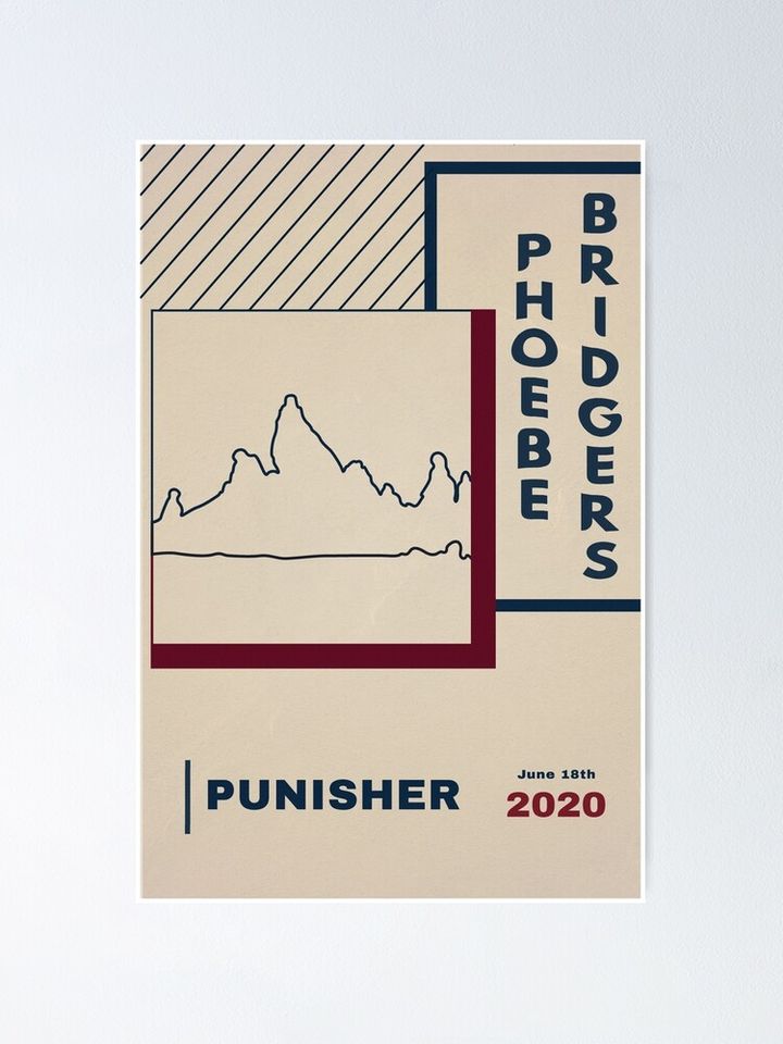 Phoebe Bridgers Punisher  Poster