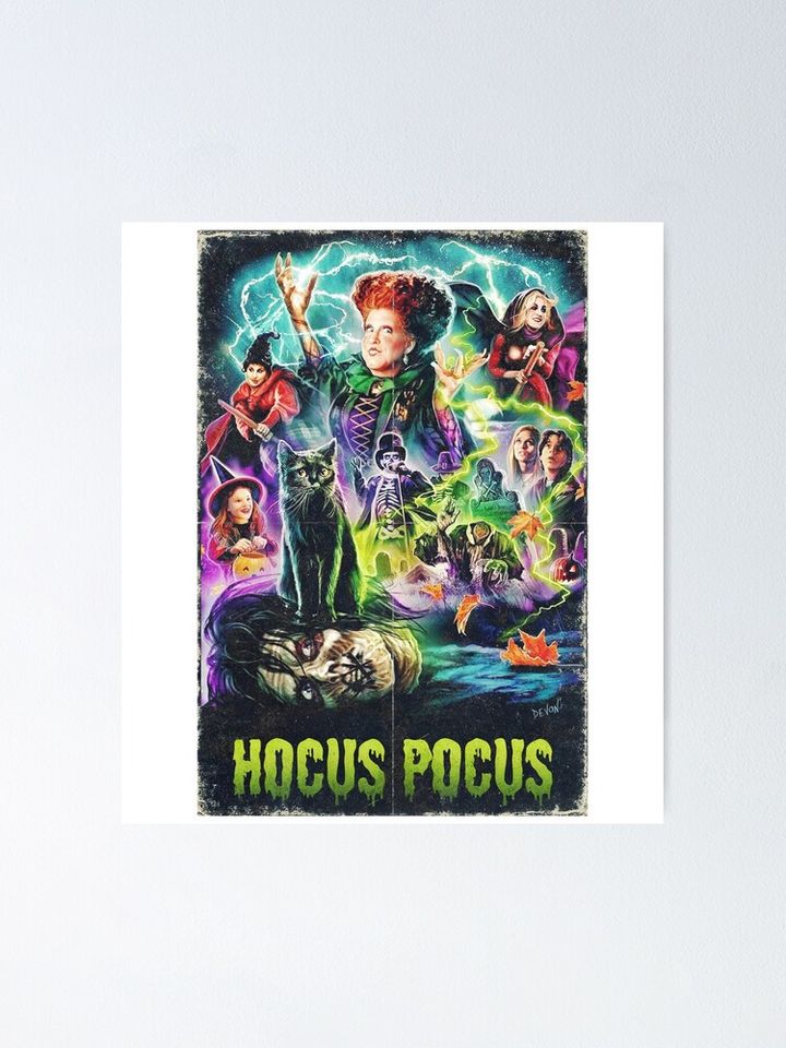 Hocus Pocus Disney Halloween Poster