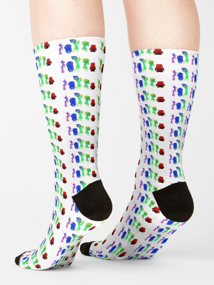 Emotions Inspired Silhouette Socks