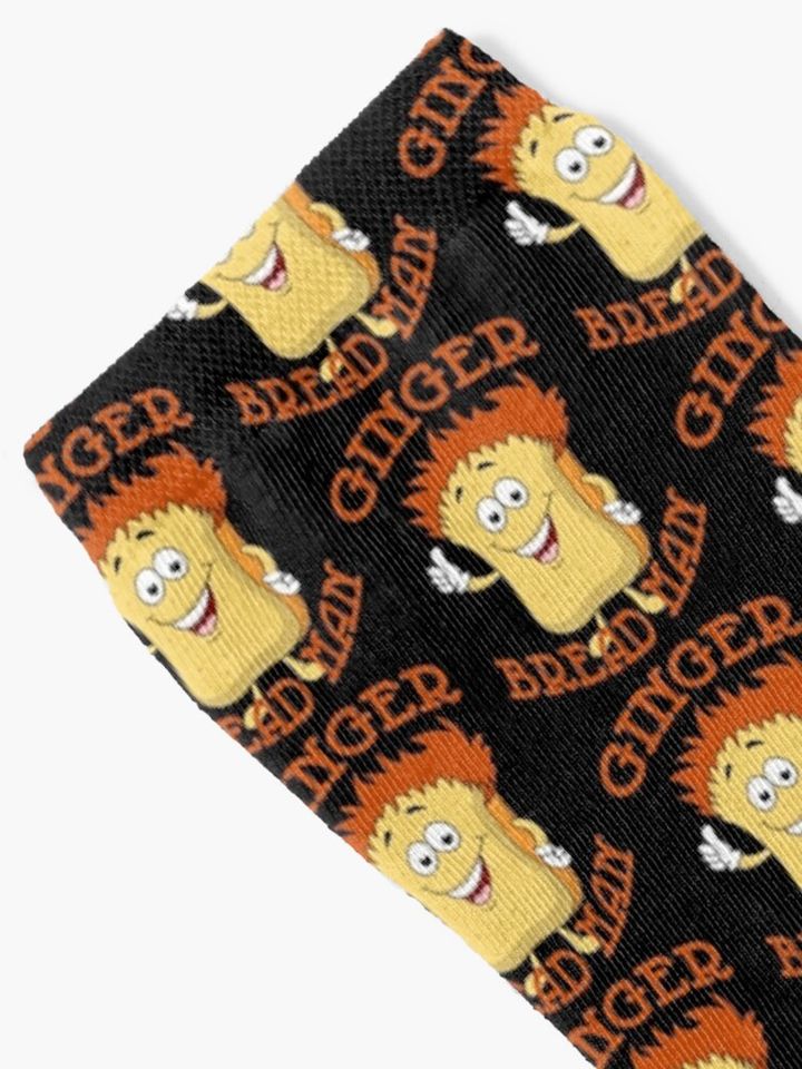 Funny Ginger Bread Red Hair Redhead Pride Gingerbread Christmas Socks