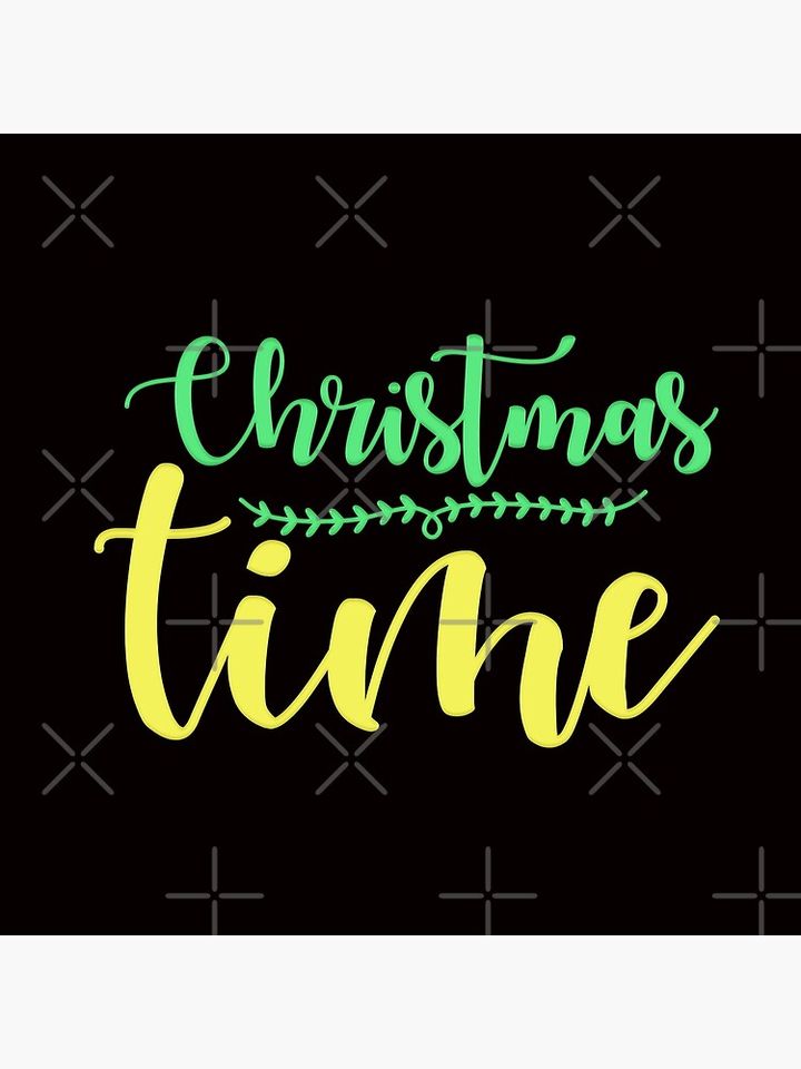 Christmas Time Xmas Gift Design Pillow