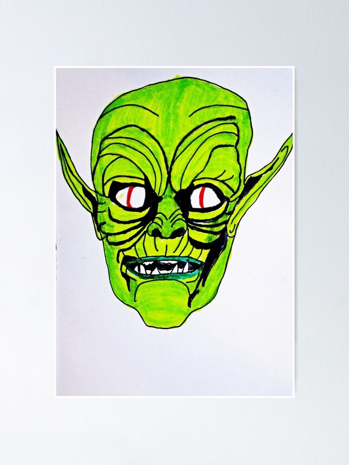 HALLOWEEN GREEN GOBLIN  Poster