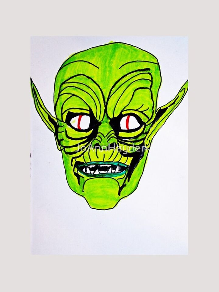 HALLOWEEN GREEN GOBLIN  iPhone Case