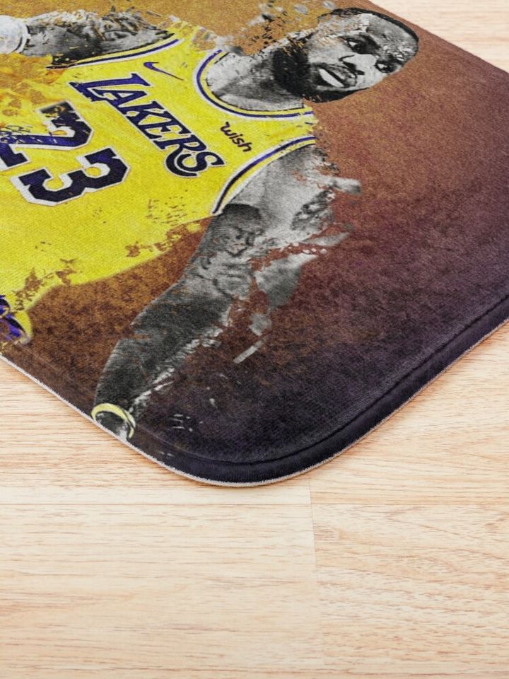 Lebron James Fan Art & Merch Bath Mat