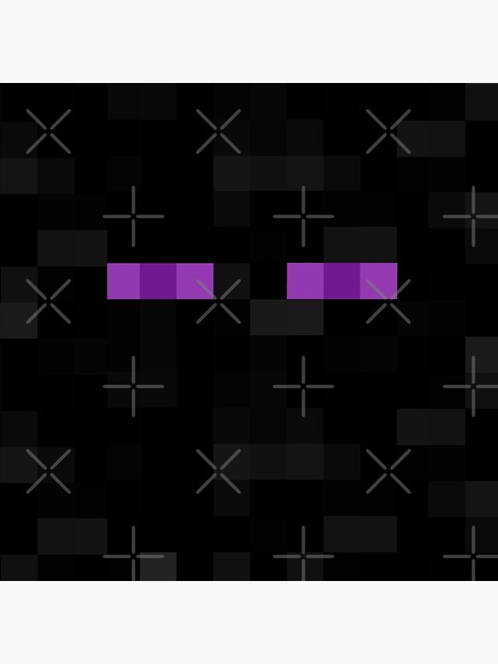 Enderman pattern Pillow