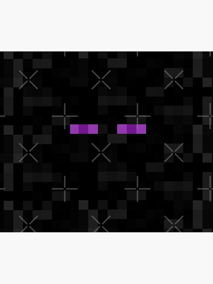 Enderman pattern Throw Blanket