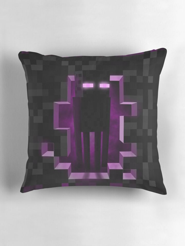 Enderman Minecrafter Enderdragon Pillow
