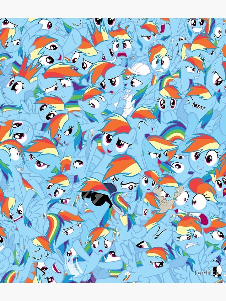 Rainbow Dash Mess Backpack