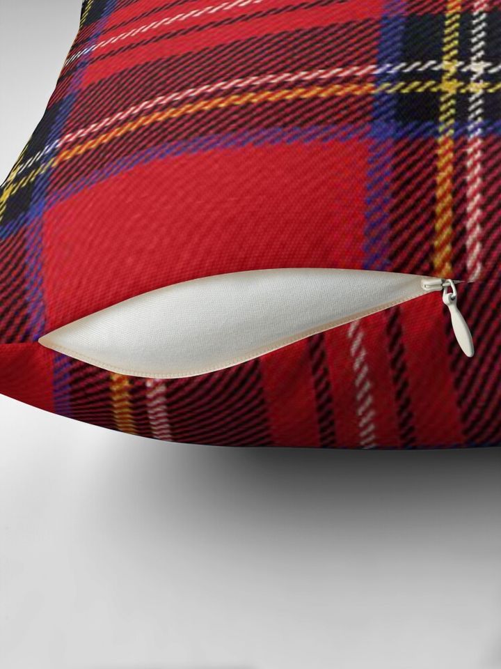 Traditional Royal Stewart Scottish tartan Pillow