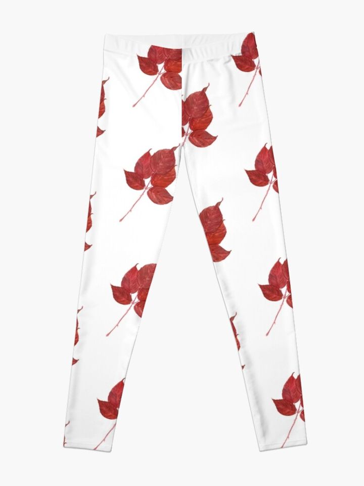 Autumn Raspberry Leaf Leggings