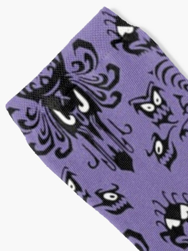 haunted purple wallpaper Socks