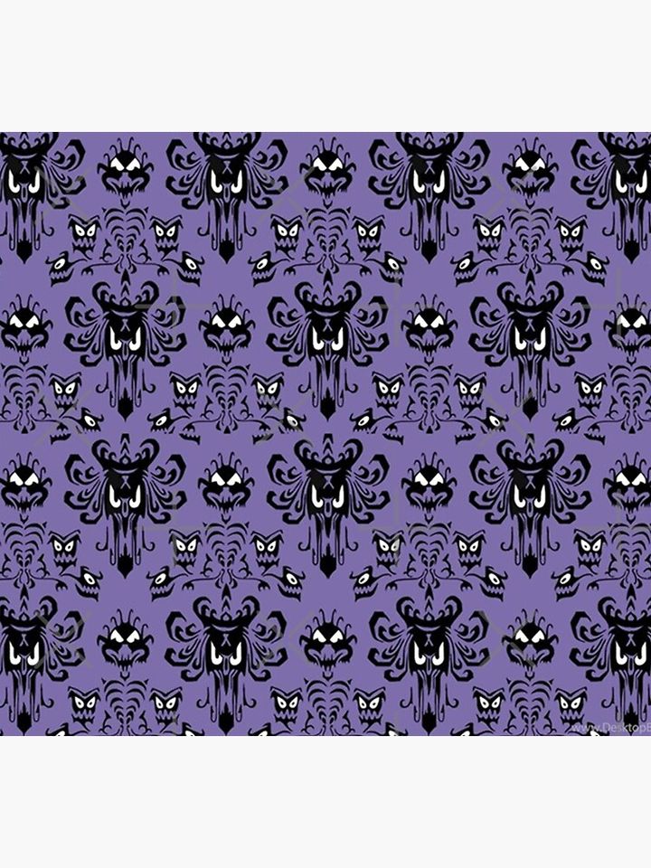 haunted purple wallpaper Socks