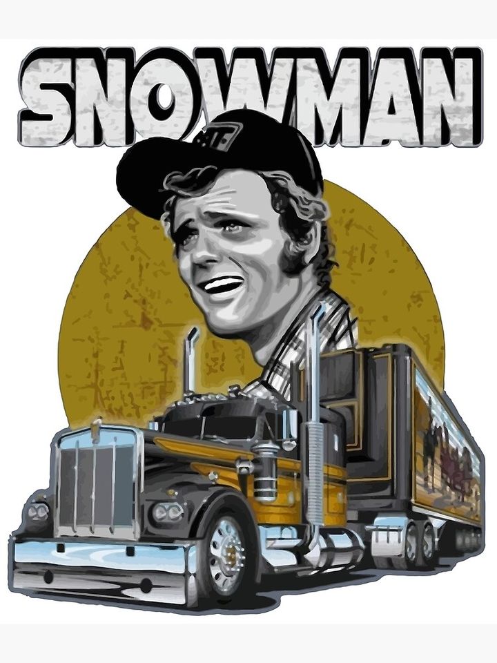 Men_s Jerry Reed Snowman Men_s Smokey and The Bandit Premium Matte Vertical Poster