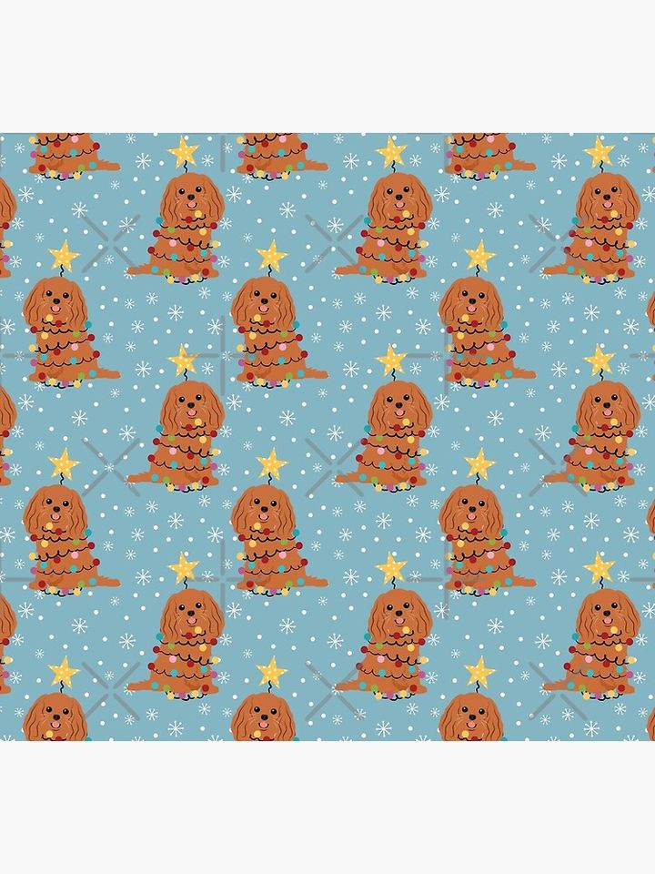 Ruby Cavalier King Charles Spaniel Christmas Tree Socks