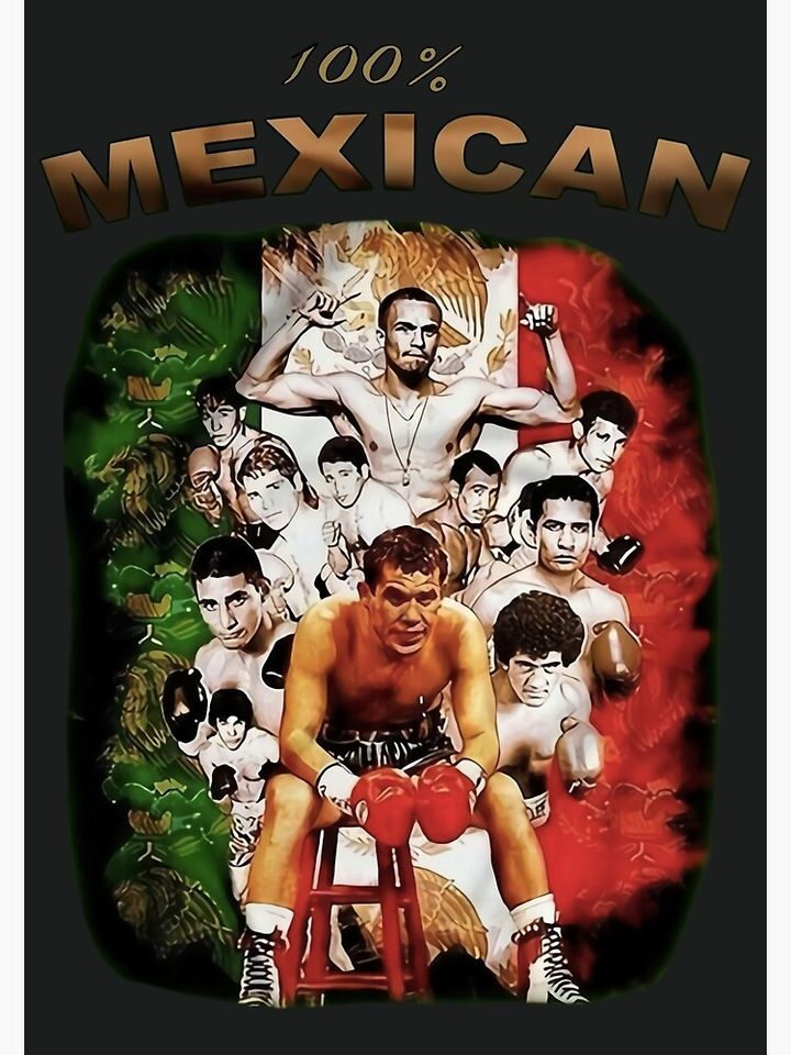 Mexican Boxing Legends Premium Matte Vertical Poster