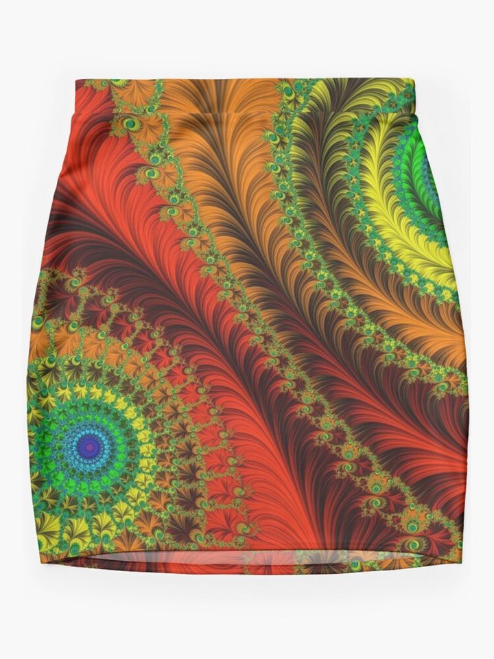 Coat of Many Colors Mini Skirt