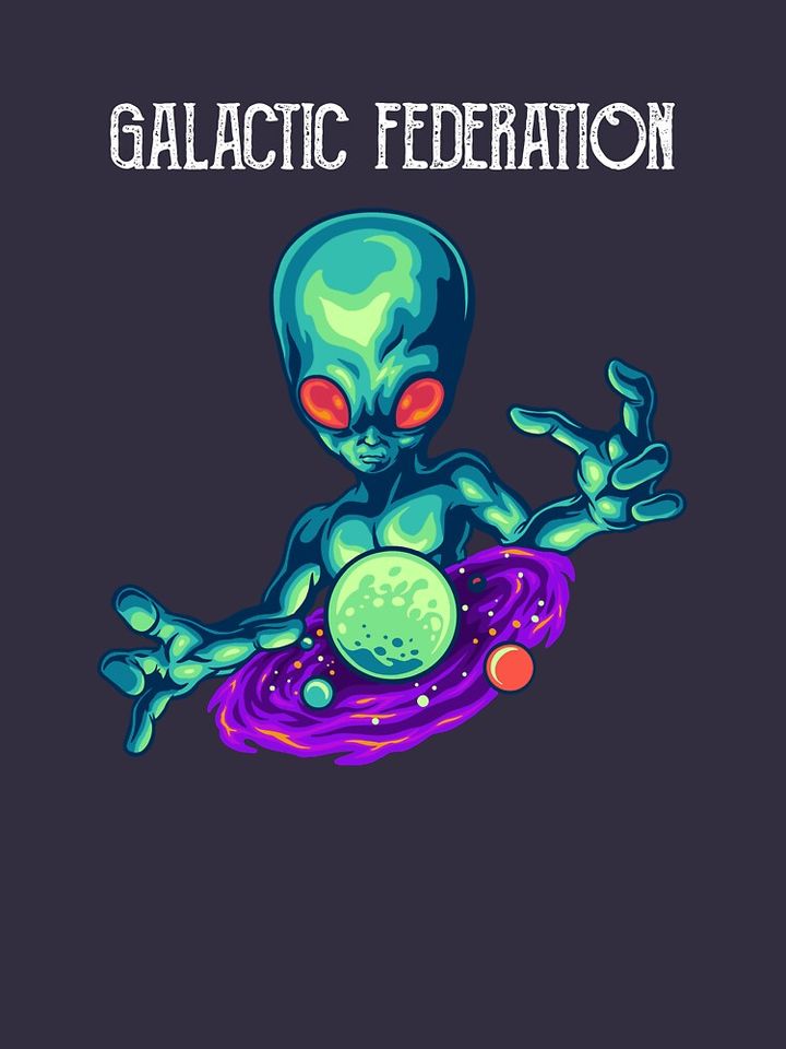 Galactic Federation Hippie Belive In Alien T-Shirt
