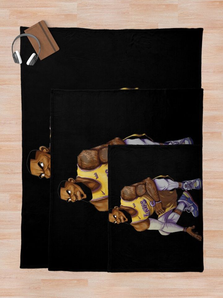 LeBron James New Seasons Throw Blanket, Gift for Fan