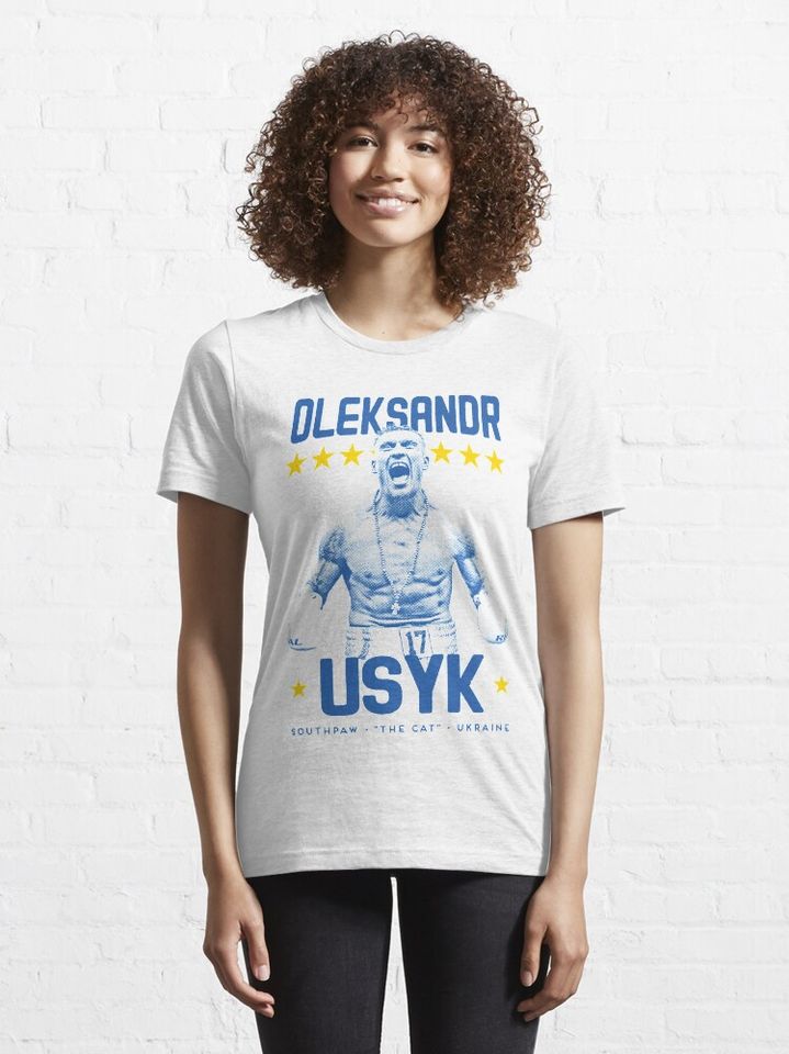 Oleksandr "The Cat" Usyk vintage boxing poster T-Shirt