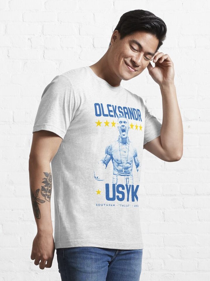 Oleksandr "The Cat" Usyk vintage boxing poster T-Shirt