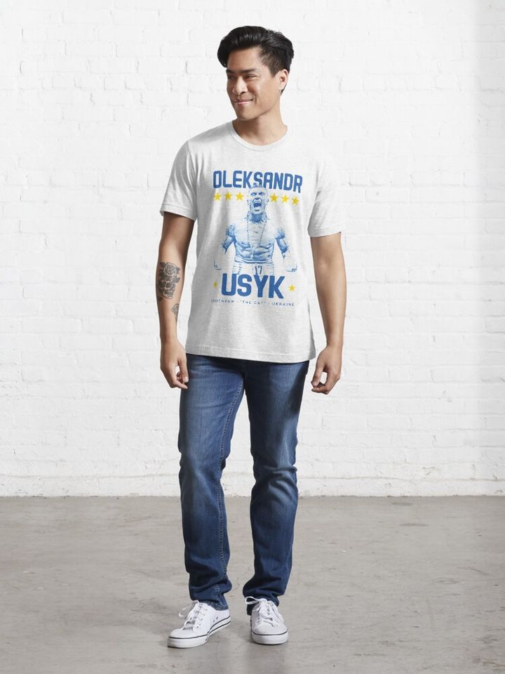 Oleksandr "The Cat" Usyk vintage boxing poster T-Shirt
