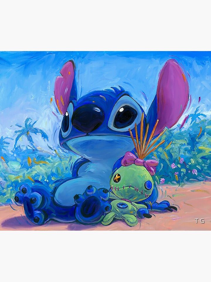 Lilo and Stitch Cozy Throw – Soft Plush Sofa and Travel Blanket