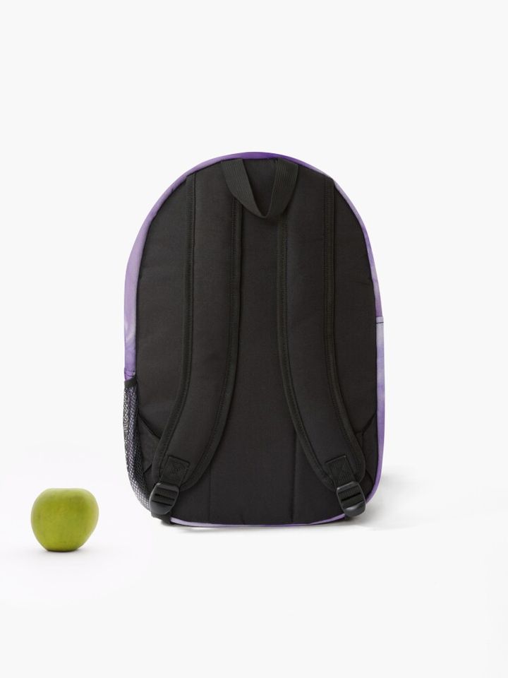 3D Purple Tie-Dye Backpack