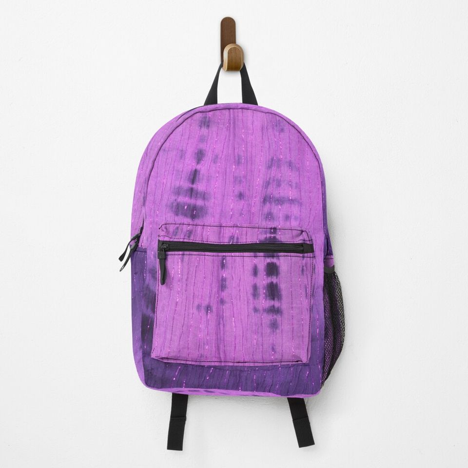 Purple Tie-Dye Backpack