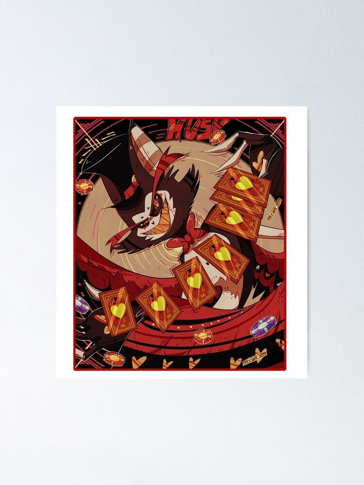 Hazbin Hotel Husk Poster Artwork for Room Decoration