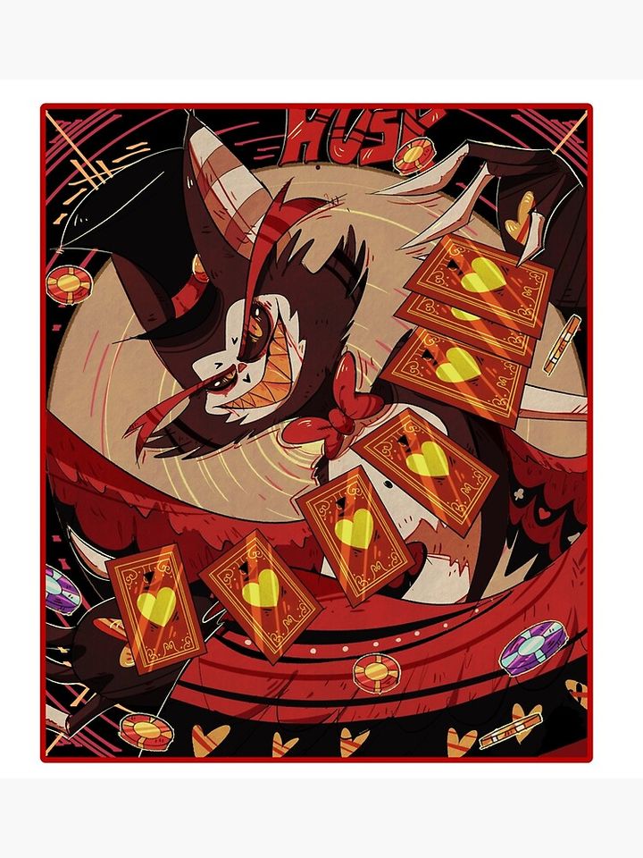 Hazbin Hotel Husk Poster Artwork for Room Decoration