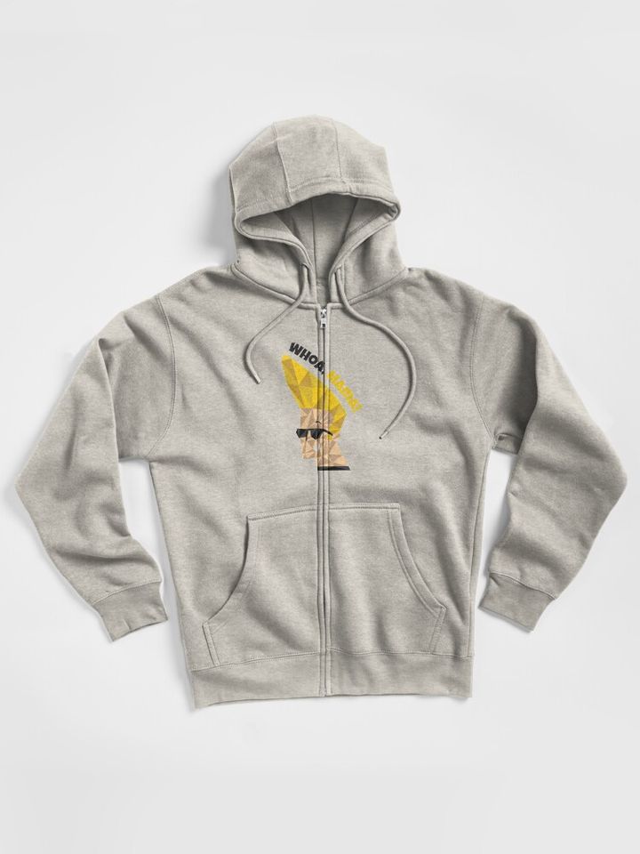 Johnny Bravo Unisex Zipped Hoodie