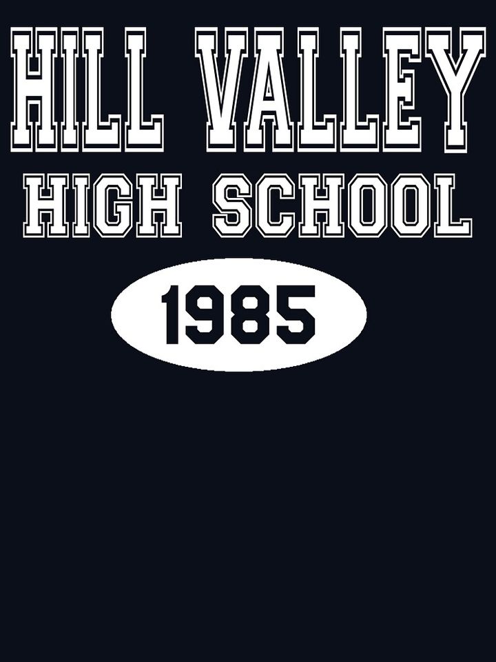 Hill Valley High School 1985 - Back To The Future Pullover Hoodie