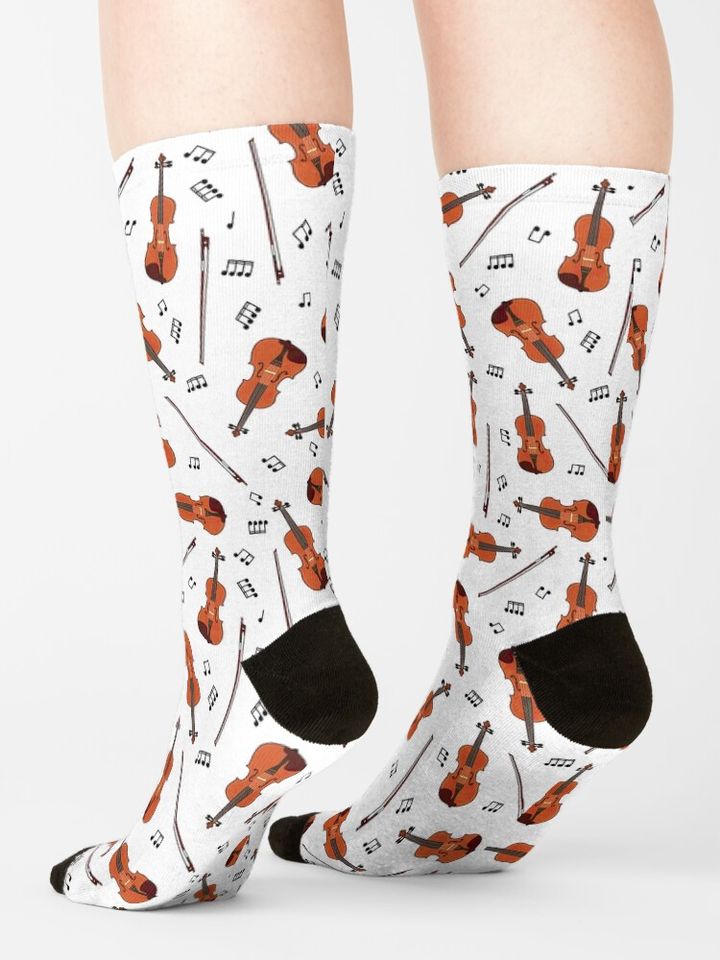 Violin And music nout Socks