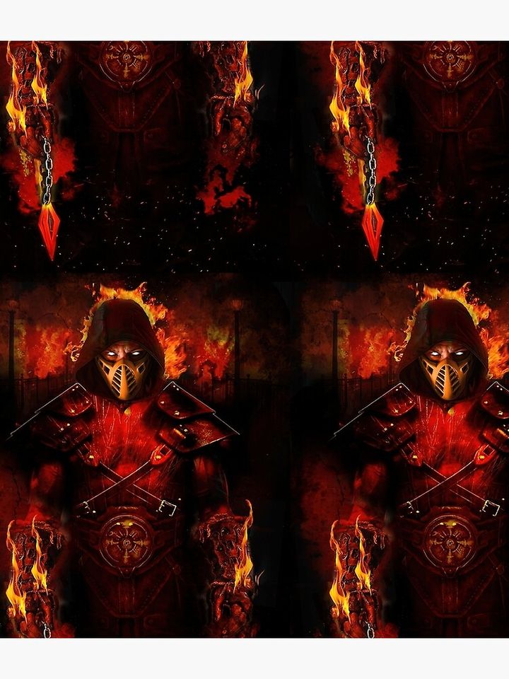 Mortal Kombat Scorpion Backpack