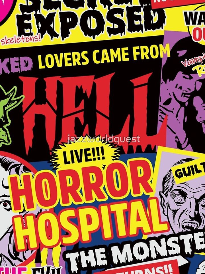 Halloween Poster Retro Comics Style iPhone Case