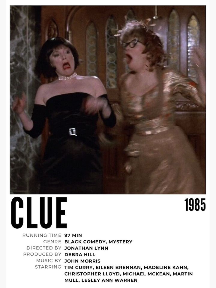 Clue (1985) Premium Matte Vertical Poster