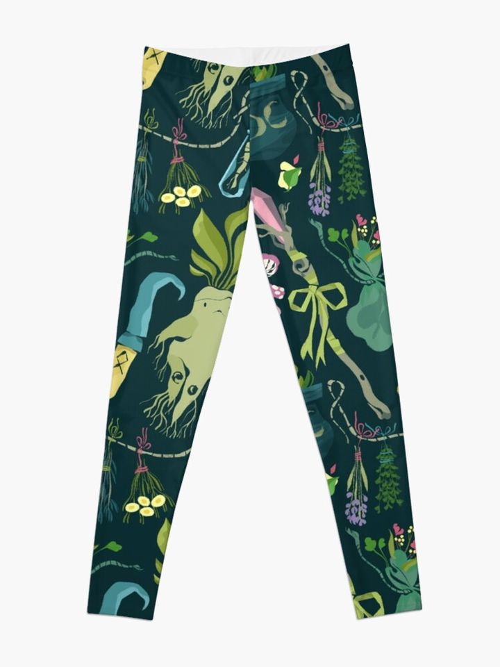 Green Witchcraft Leggings