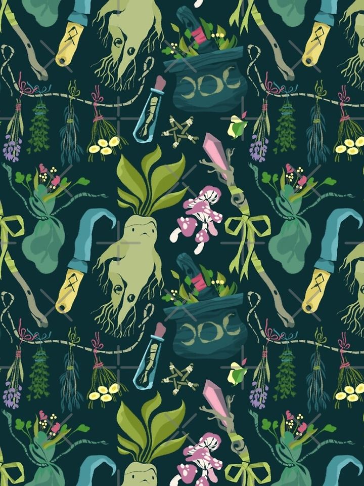 Green Witchcraft Leggings