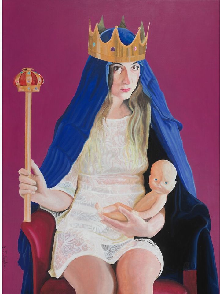 Madonna and Child Pullover Hoodie