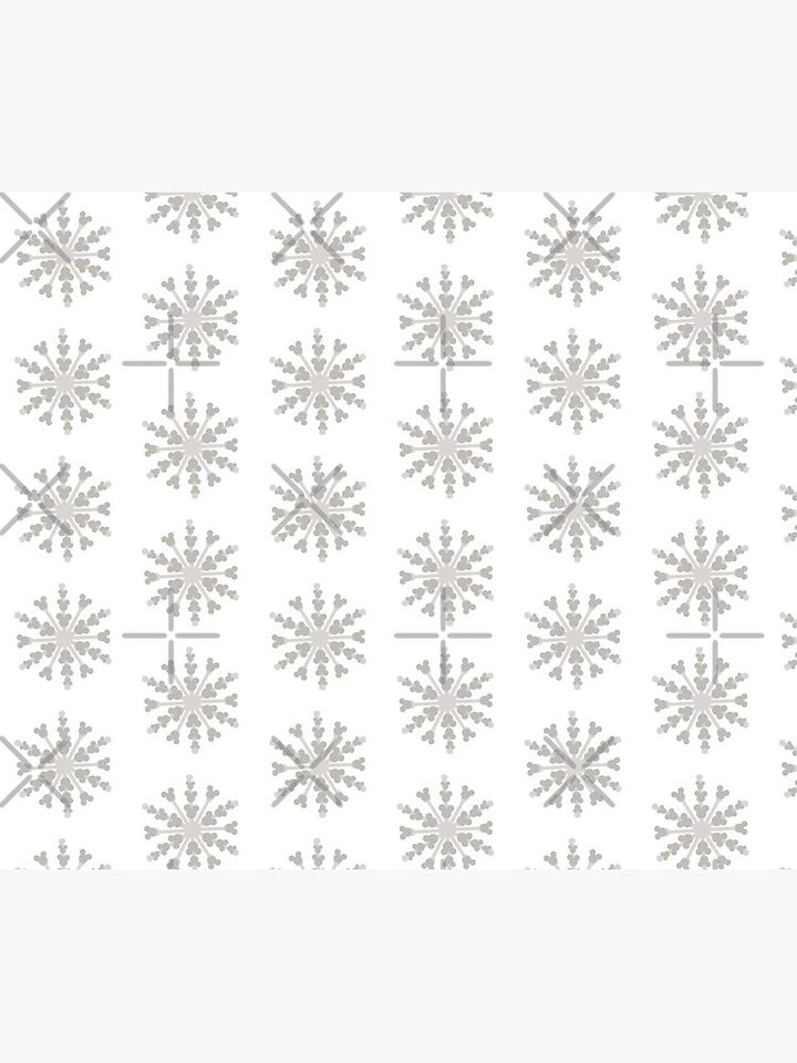 Hidden Mickey Snowflake Duvet Cover