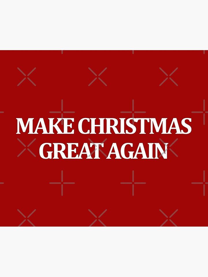 Make Christmas Great Again Throw Blanket