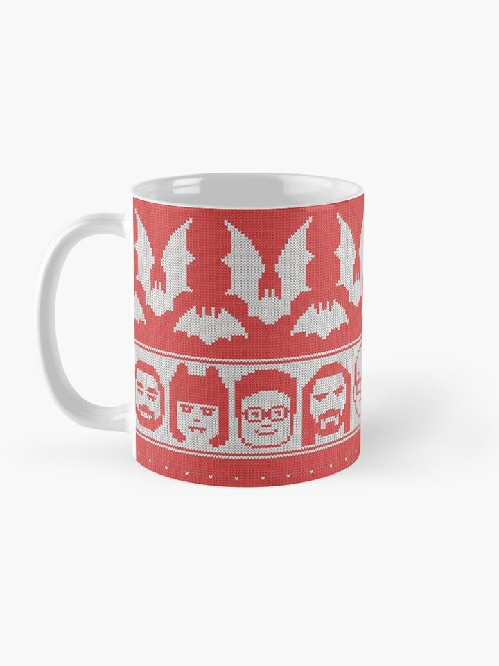 Ugly Christmas Sweater What we Do In The Shadows Version Coffee Mug