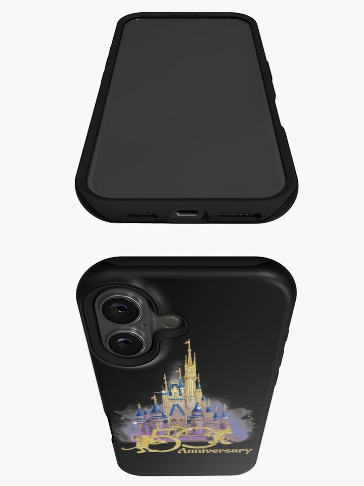 50th Anniversary Years World Magic Kingdom Castle Light iPhone Case