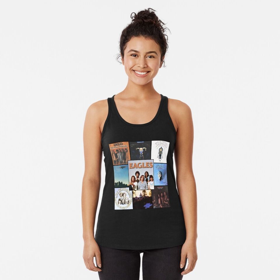 Rock band The best albums Racerback Tank Top