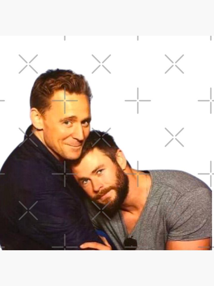Tom Hiddleston & Chris Hemsworth Pillow