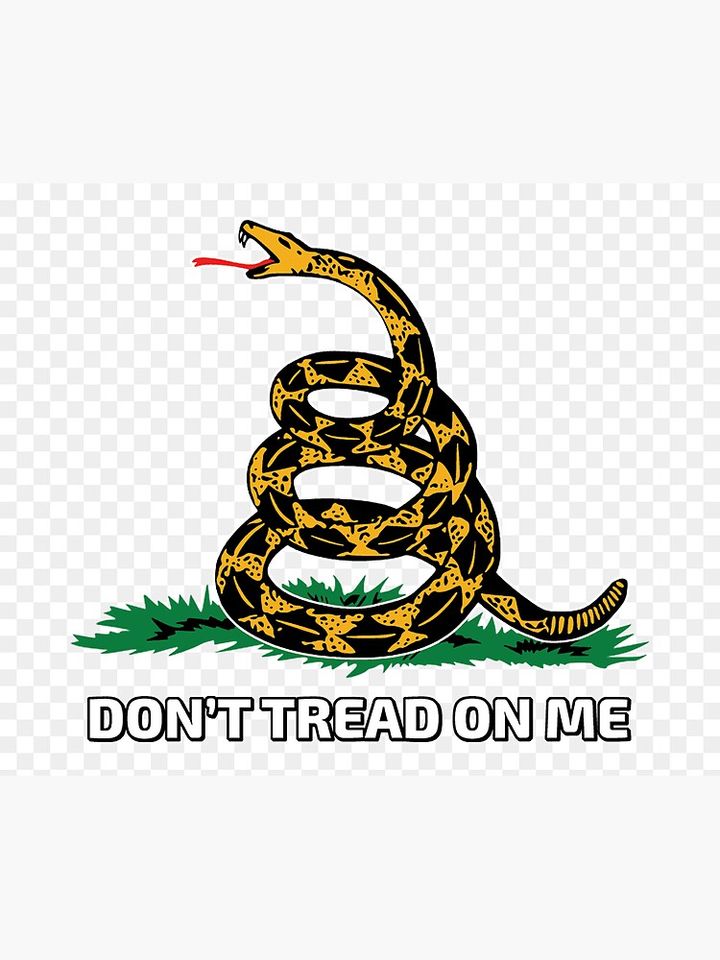 Don't Tread on Me Sticker Sticker