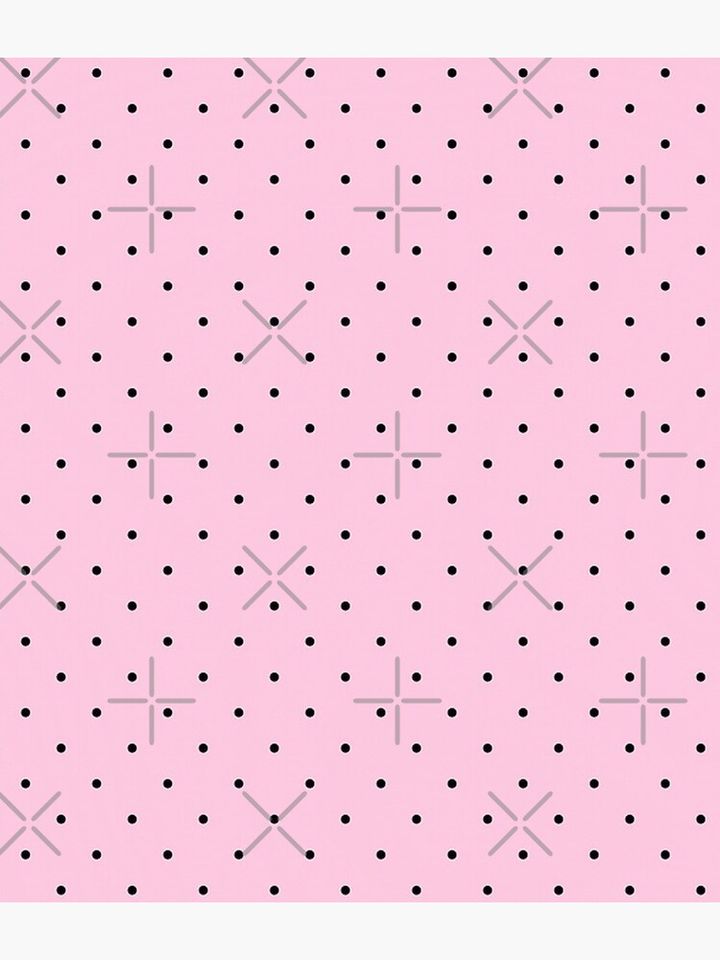 Black Polka Dots Over Pink Background Pattern. Pale Pink and Black Polka Dots Pattern Backpack