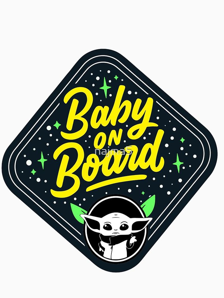Baby Yoda Baby On Board Racerback Tank Top