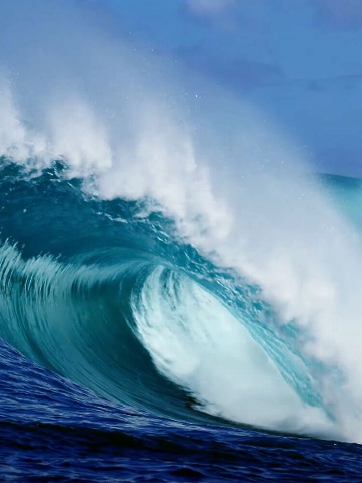 Sea Blue Waves  iPhone Case